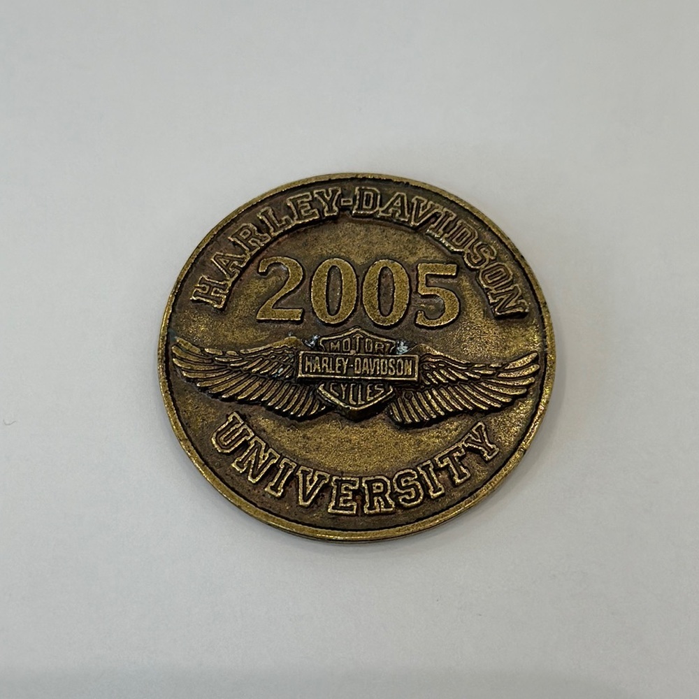 Harley-Davidson University Vintage Coin Medallion Decal